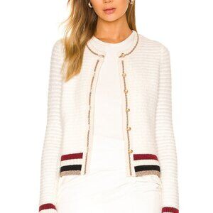 L’AGENCE Archer Cardigan Ivory $335